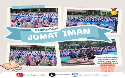 Jumat Iman SMP Negeri  20 Bekasi 17 Januari 2025