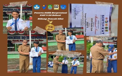 Peserta Didik berprestasi bidang Pencak Silat